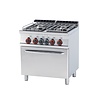 RM GASTRO Gas Cooker with 4 Burners and Gas Oven GN 2/1, 29,3 kW RM GASTRO Gas Cooker with 4 Burners and Gas Oven GN 2/1, 29,3 kW