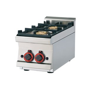 RM GASTRO Countertop Gas Cooker with 2 Double-Crown Burners, 9 kW RM GASTRO Countertop Gas Cooker with 2 Double-Crown Burners, 9 kW