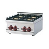 RM GASTRO Countertop Gas Cooker with 4 Double-Crown Burners, 18 kW RM GASTRO Countertop Gas Cooker with 4 Double-Crown Burners, 18 kW