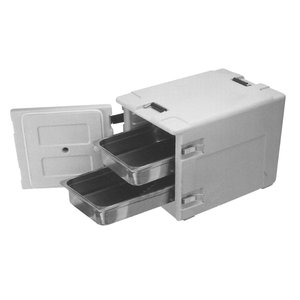 RedFox Front Loading Insulated Food Container GN 1/1, Grey