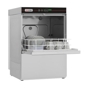 RedFox Undercounter Glasswasher 390 x 390 mm, up to 60 baskets/h, with Washing Liquid Dispenser RedFox Undercounter Glasswasher 390 x 390 mm, up to 60 baskets/h, with Washing Liquid Dispenser