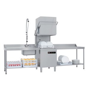 RedFox Zmywarka kapturowa 500 x 500 mm z dozownikiem płynu myjącego, do 60 koszy/h RedFox Zmywarka kapturowa 500 x 500 mm z dozownikiem płynu myjącego, do 60 koszy/h