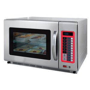 RedFox Kuchenka mikrofalowa z dwoma półkami 35 L, GN 2/3, 2,1 kW, sterowanie elektroniczne RedFox Kuchenka mikrofalowa z dwoma półkami 35 L, GN 2/3, 2,1 kW, sterowanie elektroniczne