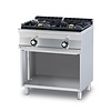 RM GASTRO Gas Cooker with 2 Burners and Open Cupboard, 17 kW RM GASTRO Gas Cooker with 2 Burners and Open Cupboard, 17 kW