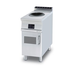 RM GASTRO Wok Induction Cooker with 1 Heating Zone Ø 300 mm and Cupboard, 5 kW RM GASTRO Wok Induction Cooker with 1 Heating Zone Ø 300 mm and Cupboard, 5 kW