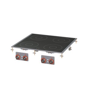 RM GASTRO Built-in Ceramic Electric Cooker with 4 Heating Zones, 13,6 kW