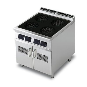 RM GASTRO Induction Cooker with 4 Hot Zones and Cupboard with Door, 20 kW RM GASTRO Induction Cooker with 4 Hot Zones and Cupboard with Door, 20 kW