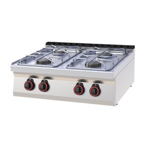 RedFox Countertop Gas Cooker with 4 Burners, 21,5 kW