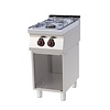 RedFox Gas Cooker with 2 Burners and Open Cupboard, 9,5 kW RedFox Gas Cooker with 2 Burners and Open Cupboard, 9,5 kW