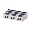 RedFox Countertop Electric Cooker with 6 Round Hot Plates ø 220 mm,, 15,6 kW RedFox Countertop Electric Cooker with 6 Round Hot Plates ø 220 mm,, 15,6 kW
