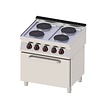 RedFox Electric Cooker with 4 Hot Plates and Electric Convection Oven GN 1/1, 13,53 kW RedFox Electric Cooker with 4 Hot Plates and Electric Convection Oven GN 1/1, 13,53 kW