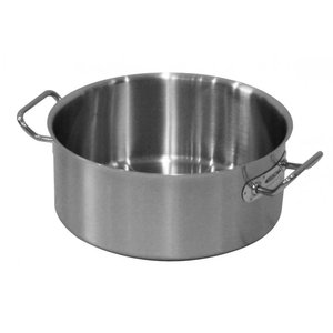 RedFox Garnek niski 11 L Ø 320 mm ze stali nierdzewnej RedFox Garnek niski 11 L Ø 320 mm ze stali nierdzewnej