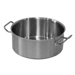 RedFox Garnek niski 22 L Ø 400 mm ze stali nierdzewnej RedFox Garnek niski 22 L Ø 400 mm ze stali nierdzewnej