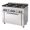 RM GASTRO Gas Cooker with 6 Burners and Electric Oven, 27 kW RM GASTRO Gas Cooker with 6 Burners and Electric Oven, 27 kW