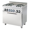 RM GASTRO Electric Cooker with 4 Hot Plates and Electric Convection Oven, 9,05 kW RM GASTRO Electric Cooker with 4 Hot Plates and Electric Convection Oven, 9,05 kW