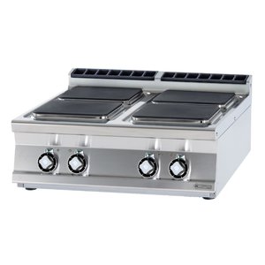 RM GASTRO Countertop Electric Cooker with 4 Square Hotplates, 16 kW RM GASTRO Countertop Electric Cooker with 4 Square Hotplates, 16 kW