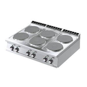 RM GASTRO Countertop Electric Cooker with 6 Cooking Plates, 21 kW RM GASTRO Countertop Electric Cooker with 6 Cooking Plates, 21 kW