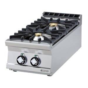RM GASTRO Countertop Gas Cooker with 2 Burners, 11 kW RM GASTRO Countertop Gas Cooker with 2 Burners, 11 kW