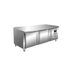 Saro Double Door Refrigerated Table 214 L, from 2 °C to 10 °C, Side-Mounted Compressor Saro Double Door Refrigerated Table 214 L, from 2 °C to 10 °C, Side-Mounted Compressor