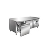 Saro Refrigerated Table with 2 Drawers 214 L, from -2 °C to 10 °C, Side-Mounted Compressor Saro Refrigerated Table with 2 Drawers 214 L, from -2 °C to 10 °C, Side-Mounted Compressor