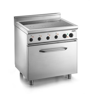 Saro Electric Cooker z 4 Hot Zones and Electric Oven GN 2/1, 15,48 kW