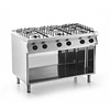 Saro Gas Cooker with 6 Burners and Open Cupboard, 28,5 kW