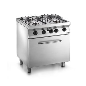 Saro Gas Cooker with 4 Burners and Gas Oven GN 2/1