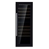 Saro 1-Door Wine Cooler 379 L, 154 Bottles, from 5 °C to 22 °C, Hinged Door, Black