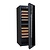 Saro 1-Door Wine Cooler 191 L, 77 Bottles, from 5 °C to 22 °C, Hinged Door, Black