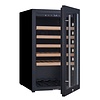 Saro Undercounter 1-Door Wine Cooler 118 L, 49 Bottles, from 5 °C to 20 °C, Hinged Door, Black
