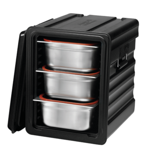 Saro Front Loading Insulated Food Container 83 L Black, Rees