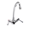 Saro Double Lever Deck Mounted Kitchen Faucet, Height 280 mm Saro Double Lever Deck Mounted Kitchen Faucet, Height 280 mm