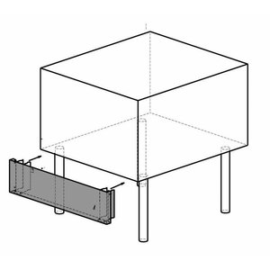 Diamond Płyta przednia inox, grill G22/GPLP8-N Diamond Płyta przednia inox, grill G22/GPLP8-N