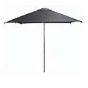 XXLselect Parasol kwadratowy Eden Milan 2,5 x 2,5 m, czarny