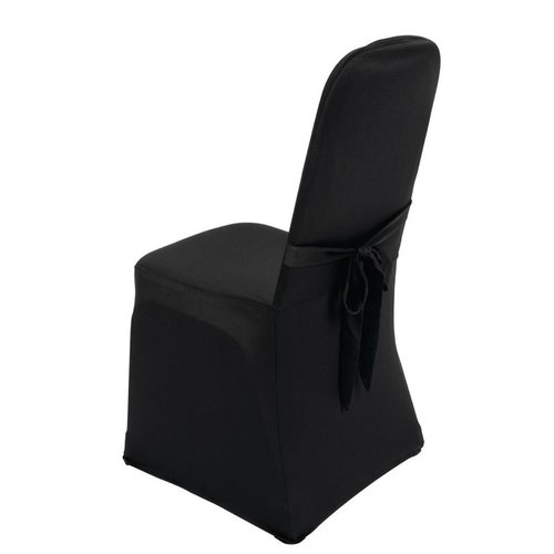 Bolero Banquet Chair Cover Black Bolero Banquet Chair Cover Black