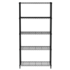 Hendi 5-shelf rack, black, powder coated