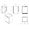 Edenox Freezer 150 L, -22 °C to -15 °C