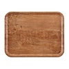 Cambro Laminate Rectangular Canteen Tray 430 x 330 mm Brown
