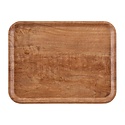 Cambro Laminate Rectangular Canteen Tray 430 x 330 mm Brown