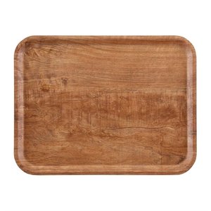 Cambro Laminate Rectangular Canteen Tray 430 x 330 mm Brown Cambro Laminate Rectangular Canteen Tray 430 x 330 mm Brown