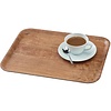 Cambro Laminate Rectangular Canteen Tray 430 x 330 mm Brown