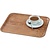 Cambro Laminate Rectangular Canteen Tray 430 x 330 mm Brown
