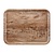 Cambro Laminate Rectangular Canteen Tray 430 x 330 mm Brown