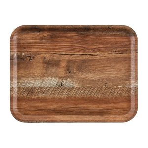 Cambro Laminate Rectangular Canteen Tray 460 x 360 mm Brown