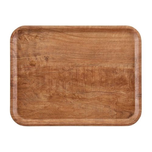 Cambro Laminate Rectangular Canteen Tray 460 x 360 mm Brown Cambro Laminate Rectangular Canteen Tray 460 x 360 mm Brown