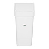 Scot Young 50 L White Polypropylene Swing Bin, Tilt Lid