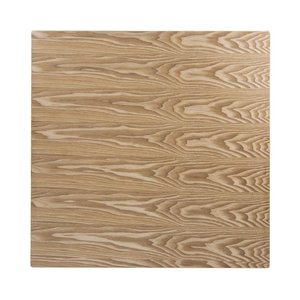 Bolero Pre-drilled Square Table Top Natural Ash Veneer 700mm Bolero Pre-drilled Square Table Top Natural Ash Veneer 700mm