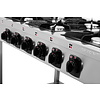Resto Quality Kuchnia gazowa 6 palnikowa na podstawie otwartej 42 kW