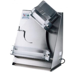 RM GASTRO Two Stage Dough Roller from 140 to 400 mm, 80-400 g Dough, 0,375 kW with Ublique Loading