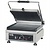 Potis Grill kontaktowy pojedyńczy, żeliwny, ryflowany, 2,5 kW, 230/400V, 410x500x(h)300 mm